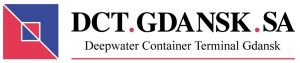 Logo: DCT. Gdańsk. SA 